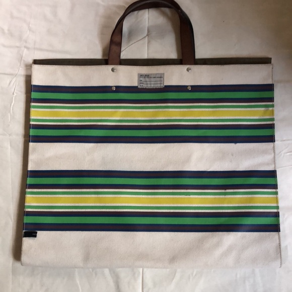 Jack Spade Bags Jack Spade Striped Canvas Firewood Log Carrier Bag